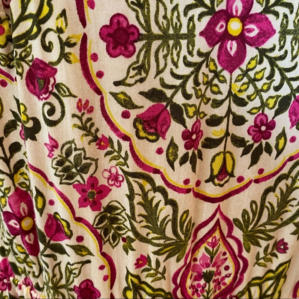 Torrid Flowy Floral Print Challis Mini Skater Dress Size 12 - Picture 13 of 13